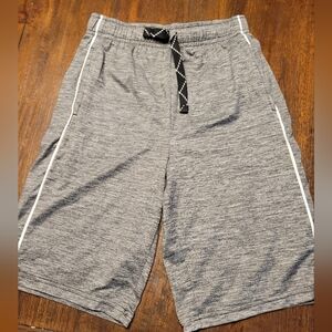 jumping beans Gray Heather Athletic Shorts with White Piping